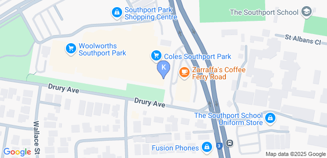 Map to KIZUNA JUDO GOLDCOAST